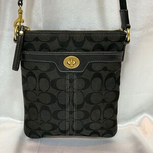 Coach? black crossbody mail style bag.    30-A3d